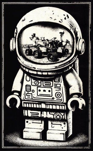 Æ (XX-XXI) - Set of 2 – LEGO Space Series – “Cosmic Dreams