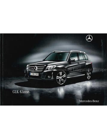 2009 MERCEDES BENZ GLK KLASSE BROCHURE DUITS, Ophalen of Verzenden