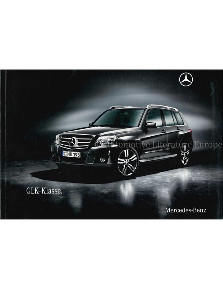 2009 MERCEDES BENZ GLK KLASSE BROCHURE DUITS, Boeken, Auto's | Folders en Tijdschriften, Ophalen of Verzenden