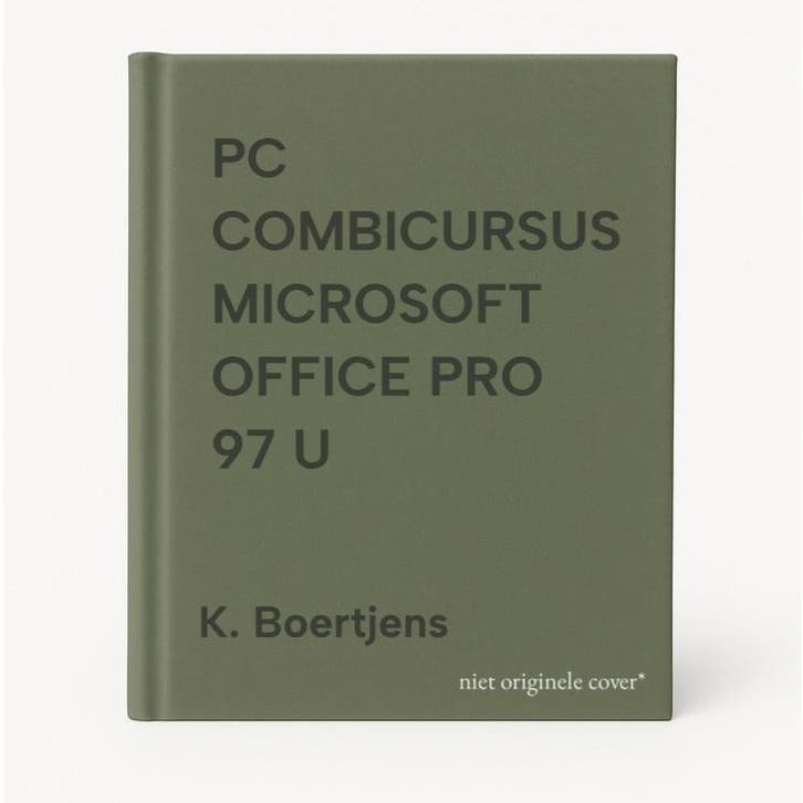 PC COMBICURSUS MICROSOFT OFFICE PRO 97 U 9789039506493, Livres, Informatique & Ordinateur, Envoi