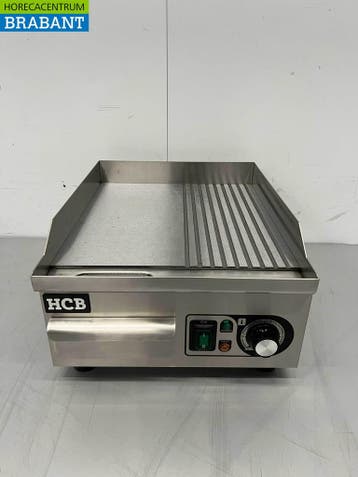 Plaque de cuisson et de grill HCB en acier inoxydable, 1/2,, Verzenden