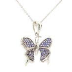 Zonder minimumprijs - Hanger Zilver - 1.08ct. tw. Tanzaniet