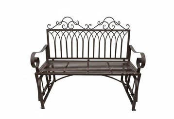 Banc de jardin - Métal - banc à balançoires