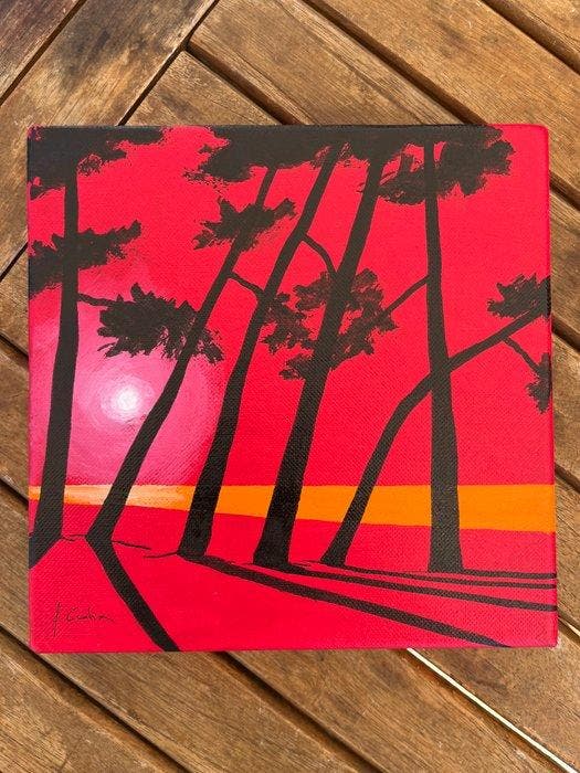 frederic Cadiou (1980) - Cap Coz rouge, Antiek en Kunst, Kunst | Schilderijen | Modern