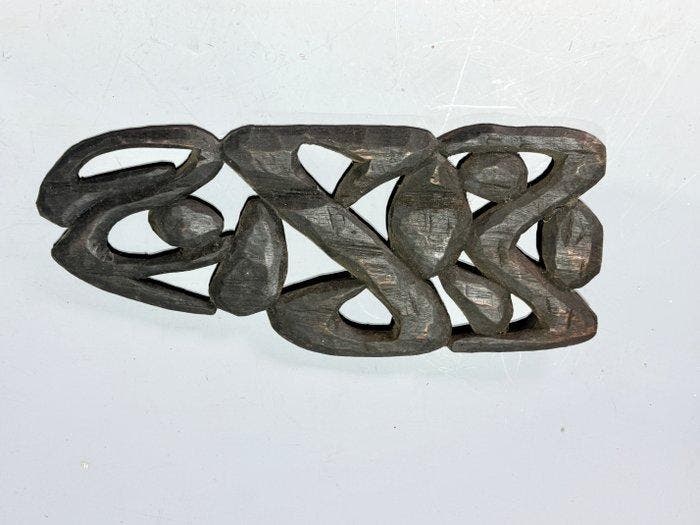 Beschermpaneel Asmat - Centraal Asmat - West-Papoea (Zonder, Antiek en Kunst, Kunst | Niet-Westerse kunst