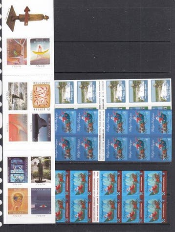 Belgique 2010 - Année complète 2010, tous les neuf livrets.