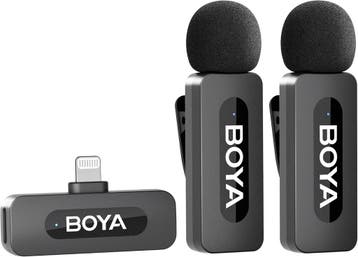 Boya BY-V2 Clip-on Mic | OP = OP | Sla je slag (microfoon), Muziek en Instrumenten, Verzenden, Zo goed als nieuw, Overige typen