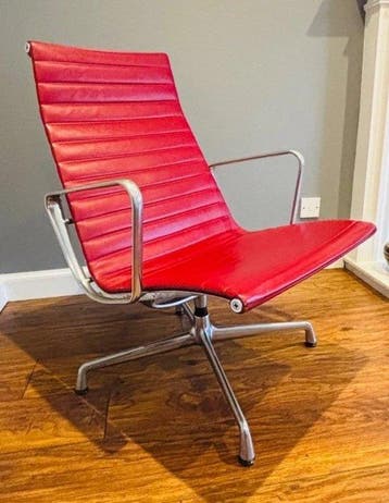 Vitra - Charles & Ray Eames - Stoel - EA116 - Leder -