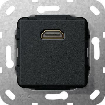 Gira HDMI Breakout Kabel Basis Element Matte Zwart - 567010, Verzenden