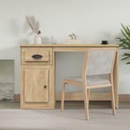 vidaXL Bureau met lade 115x50x75 cm bewerkt hout sonoma, Verzenden