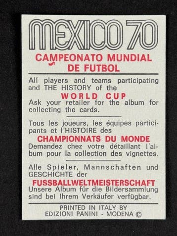 1970 Panini World Cup Mexico 70 - Romania: Flaviu Domide - 1