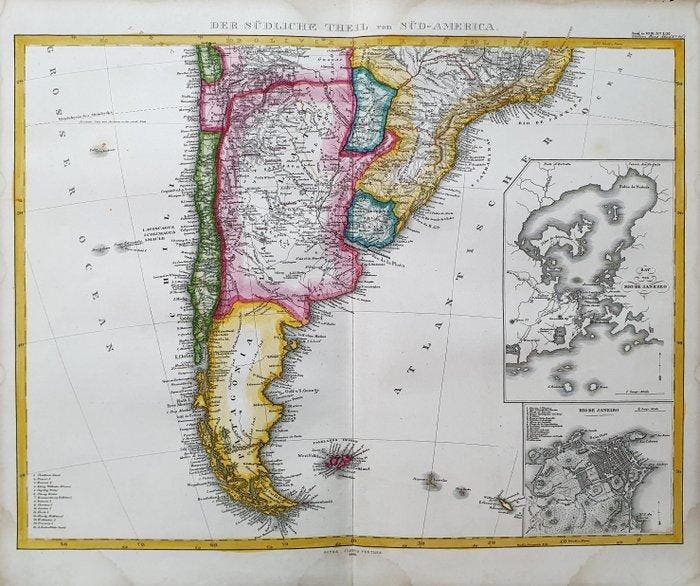 Zuid-Amerika - [LOT van 2] - Zuid-Amerika / Argentinië /, Boeken, Atlassen en Landkaarten
