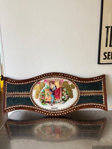 Rare Large Romeo y Julieta Advertising Wall Plaque – Italian, Nieuw