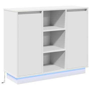 Dressoir met LED wit | Retour Deal | 56% Korting!, Verzenden, 50 tot 100 cm, Zo goed als nieuw, Modern