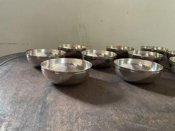 Christofle - Koffieservies (6) - Albi - Verzilverd -