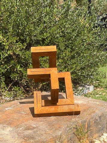 Ana Lucia B.M - Sculpture Corten - XL - No Reserve