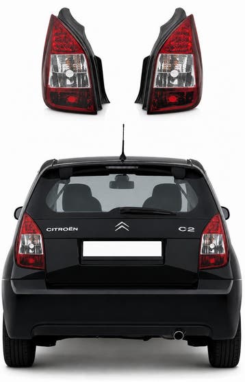 Achterlichten | geschikt voor Citroën | C2 | 11/2003-2010 |, Auto-onderdelen, Verzenden, Nieuw, Citroën