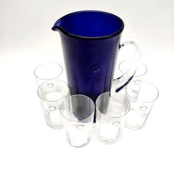 V.Nason&Co. - Drinkset - Muranoglas - Set van zes glazen met