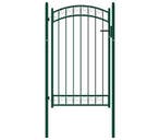 Stalen poort groen | Tweede kansje | OP = OP (tuinpoort), Tuin en Terras, Verzenden, Zo goed als nieuw, Draaipoort, 150 tot 200 cm