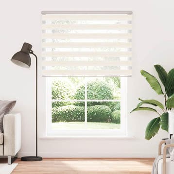 vidaXL Zebra Blind Marmer Beige 165x230 cm Stofbreedte 160,9, Verzenden, Nieuw