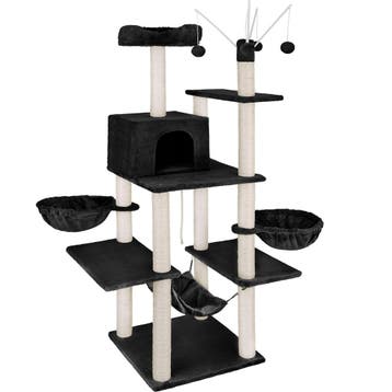 tectake Krabpaal Lilou 165cm - zwart, Verzenden, Nieuw