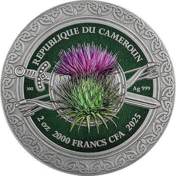 Cameroun. 2000 Francs 2025 Celtic - Femina Bellator 2 oz