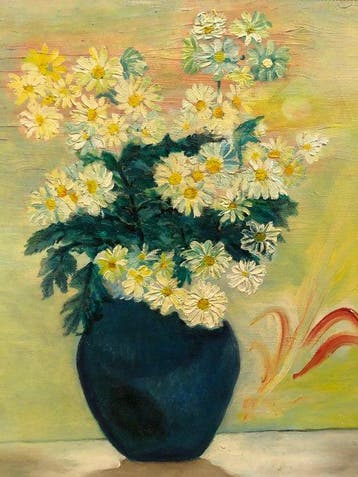 Spanish School (c. 1970) - A Vase of Daisies