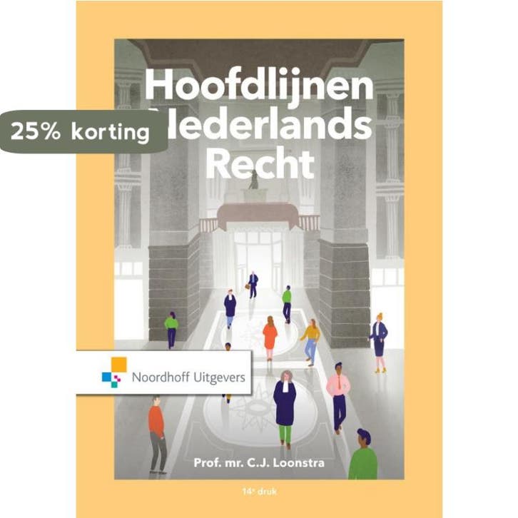 Hoofdlijnen Nederlands recht 9789001593193, Livres, Science, Envoi