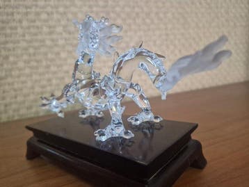 Swarovski - Figuur - Dragon with base - 238202 - Kristal, Antiek en Kunst