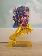 Soulier dor Leo Messi + Photographie Leo Messi