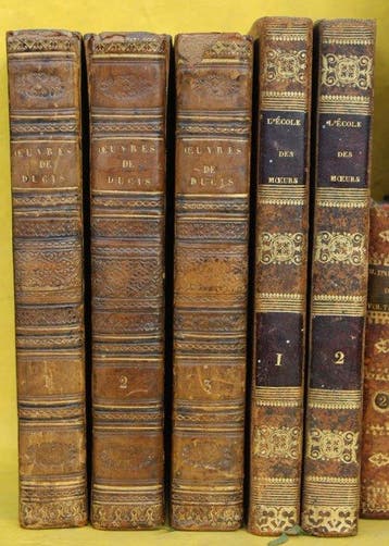 J.F.Ducis, M. Blanchard, Voltaire,Comte De Grammont -