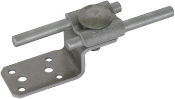 Dehn Z-Shaped Al Connection Lug With Double Cleat RD 8-10mm, Verzenden, Nieuw