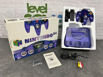 Nintendo 64 Console Grape Purple + Controller (with, Games en Spelcomputers, Verzenden, Nieuw