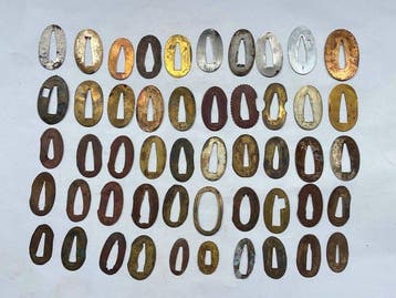Japanse 50-seppa-set voor katana, zwaard, wakizashi, tanto -