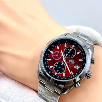 Orient - neo 70s CHRONOGRAPH RED DIAL - Zonder minimumprijs