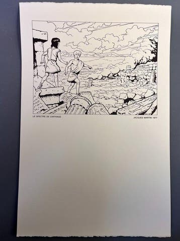 Martin, Jacques - 2 Offset Print - Alix - Le Sceptre de, Livres