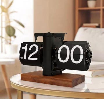 Flip klok - Mid-century modern Staal - 2026 - flipklok