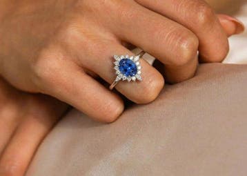 Sans prix de réserve - Bague de fiançailles Argent - 4.50ct.