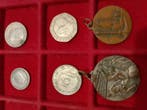Wereld. Collection of coins incl. silver 1991 Francia 50