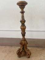Kandelaar - Hout - Antieke kandelaars - 66 cm, Antiek en Kunst
