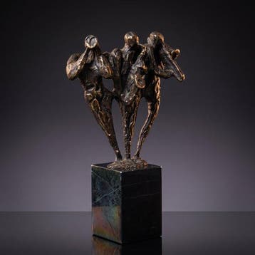 Corry Ammerlaan - sculptuur, Jazz trio: trompet, sax en