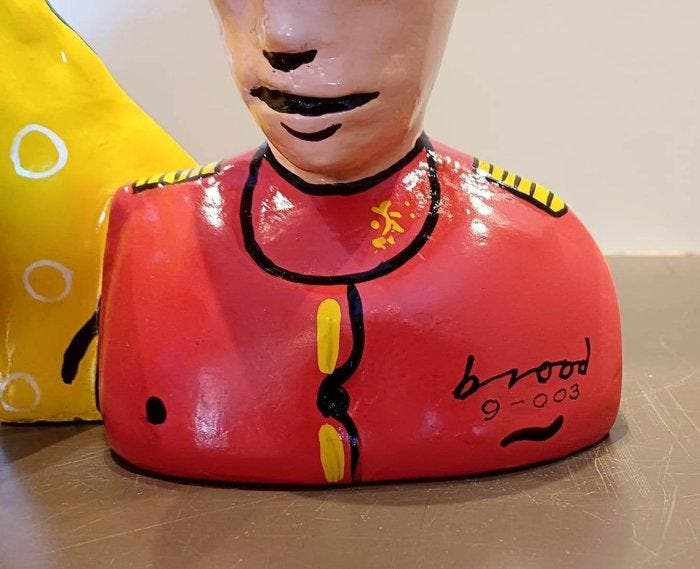 Herman Brood (1946-2001) - Statue, De huzaar small - 18 cm -, Antiquités & Art, Antiquités | Autres Antiquités