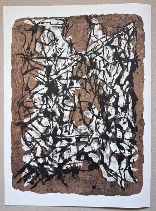 Jean-Paul Riopelle (1923-2002) - Composition IV, 1966, Antiek en Kunst, Antiek | Overige Antiek
