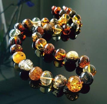 Amber Halsketting - Vintage Echte Barnsteen - Baltisch