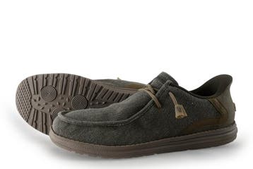 Skechers Veterschoenen in maat 43 Bruin, Kleding | Heren, Schoenen, Bruin, Verzenden, Zo goed als nieuw, Skechers
