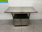 RVS Werktafel Werkkast 2 deuren 140 x 74,5 x 96 cm Horeca, Ophalen of Verzenden, Nieuw in verpakking