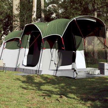 vidaXL Tunneltent 8-persoons waterdicht groen, Verzenden