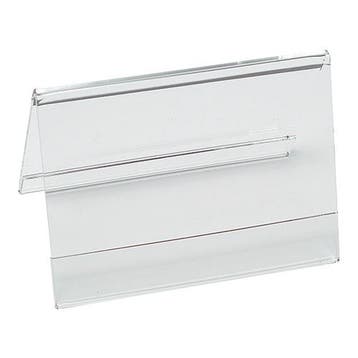 Menu Standaard | Transparant Plexiglas | 100x80(h)mm EMGA, Verzenden, Nieuw in verpakking
