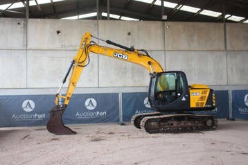 Veiling: Rupsgraafmachine JCB JS130LC Diesel 81kW 2015, Ophalen