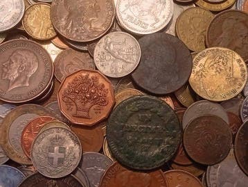 Wereld. Large lot of World Coins, 1800 to présent. (Zonder